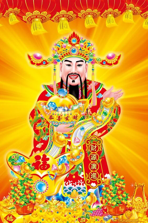 Ảnh Ông thần tài làm hình nền Điện thoại và máy tính may mắn