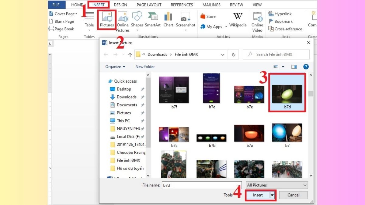 Hướng dẫn 5 cách chèn hình ảnh làm nền trong word 2016, 2013, 2010