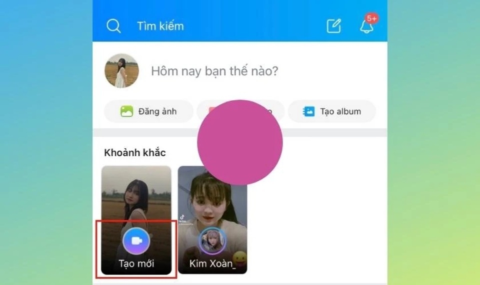 Cách đăng khoảnh khắc zalo nhiều ảnh khắc trên zalo bằng điện thoại chỉ trong