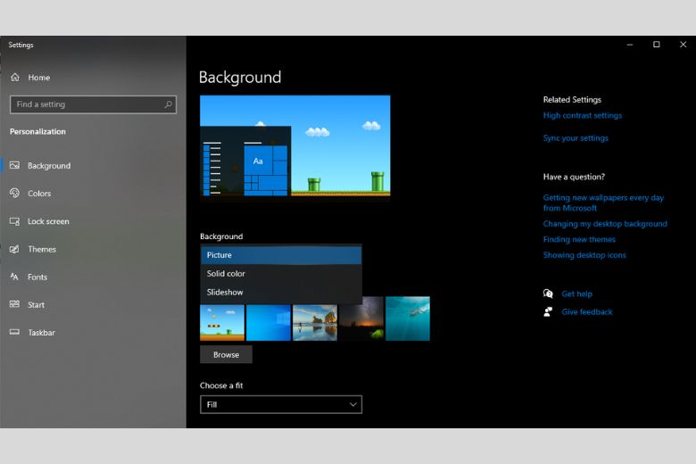 3+ cách Đổi hình nền máy tính windows 10, hướng dẫn cách Đổi hình nền máy tính windows 10