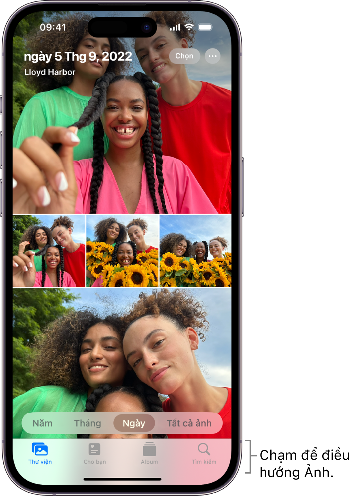 Mẹo xem ảnh yêu thích trên iphone hoặc ipad, xem ảnh và video trong ảnh trên iphone